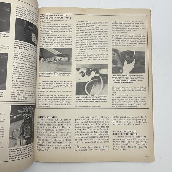 Vintage 1977 Best Book On CB Radio E Herbert History Truckers Antennas 70s - Picture 3 of 6